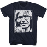 John Denver Simple Face Navy T-Shirt