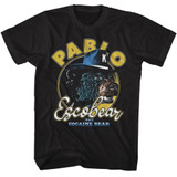 Cocaine Bear Pablo Escobear Black T-Shirt