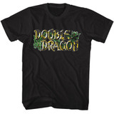 Double Dragon Vintage Logo Black T-Shirt