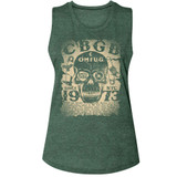 CBGB Birthplace of Punk Royal Pine Women's Muscle Tank Top T-Shirt