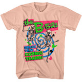 The B-52's Shake That Cosmic Thang Peach Adult T-Shirt
