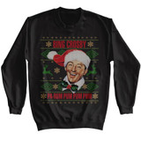 Bing Crosby Christmas Sweater Black Adult Sweatshirt