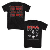 Kiss You Wanted The Best Black Adult T-Shirt