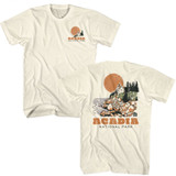 National Parks Acadia Front And Back Natural Adult T-Shirt