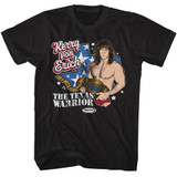 Powertown Wrestling Kerry Von Erich Texas Black Adult T-Shirt