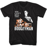 Halloween Boogeyman House Black Adult T-Shirt