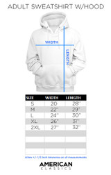 Led Zeppelin Unisex Zipped Hoodie Sweatshirt Symbols (Back Print)