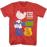 Woodstock Music and Art Fair Red Heather T-Shirt