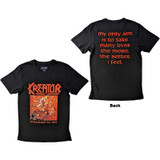 Kreator Unisex T-Shirt Pleasure To Kill (Back Print)