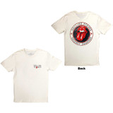 Rolling Stones Unisex T-Shirt Hackney Diamonds Circle Label (Back Print)