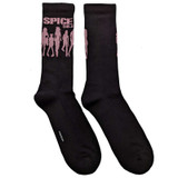 Spice Girls Unisex Ankle Socks Silhouette Black