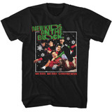 New Kids on the Block Merry Merry Christmas Black T-Shirt