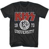 Kiss University Black Heather T-Shirt