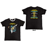 Boston Unisex Ringer T-Shirt US Tour '87 (Back Print)
