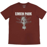 Linkin Park Unisex T-Shirt Gas Mask Red