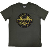 Ramones Unisex T-Shirt Gold Seal