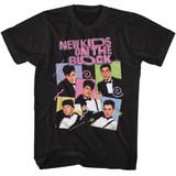 New Kids On The Block 90's Designs Black T-Shirt