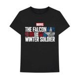 Marvel Comics Unisex T-Shirt Falcon & Winter Soldier Text Logo