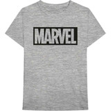 Marvel Comics Unisex T-Shirt Logo Grey