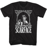 Scarface World Is Mine Currency Black T-Shirt