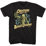 Universal Monsters Black Lagoon Creature Black T-Shirt