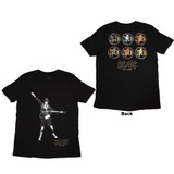 AC/DC Unisex T-Shirt Emblems (Back Print)