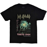 Def Leppard Unisex T-Shirt Tokyo Black