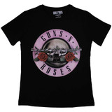 Guns N Roses Women's T-Shirt Classic Logo Black