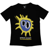 Primal Scream Women's T-Shirt Screamadelica Black