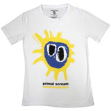 Primal Scream Women's T-Shirt Screamadelica White