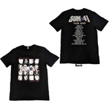 Sum 41 Unisex T-Shirt AKNF Grid European Tour 2022 (Back Print & Ex-Tour)