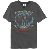 Aerosmith Dream On Washed Black T-Shirt