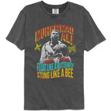 Muhammad Ali Float Sting Tri-Color Coal Comfort Color T-Shirt