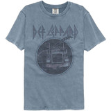 Def Leppard Pink Truck Blue Blue Jean Comfort Color T-Shirt