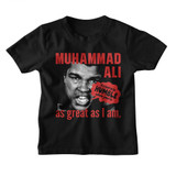 Muhammad Ali Hard To Be Humble Black Youth T-Shirt