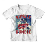 Muhammad Ali Rumble Young Man White Youth T-Shirt