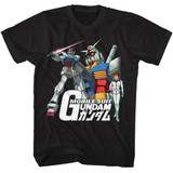Mobile Suit Gundam Mobile Suit Collage Black T-Shirt