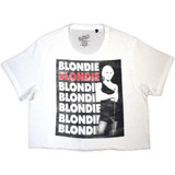 Blondie Women's Crop Top T-Shirt Stacked Logo