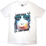 Lady Gaga Unisex T-Shirt Artpop Facepaint White