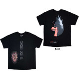 Travis Scott Unisex T-Shirt Summer Run 2023 London (Back Print & Ex-Tour) Black