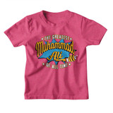 Muhammad Ali Stinger Glove Vintage Hot Pink Youth T-Shirt