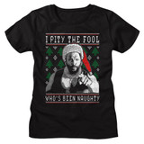 Mr. T Whos Been Naughty Black Women's T-Shirt