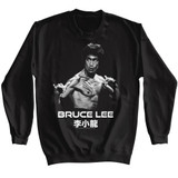 Bruce Lee Ready Black Adult Sweatshirt