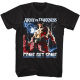 Army of Darkness Get Some Lightning Black Adult T-Shirt