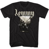 Lemmy Motorhead Light Upon Black Adult T-Shirt