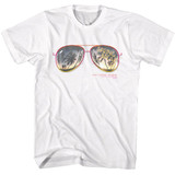 MTV Spring Break 91 Aviators White Adult T-Shirt
