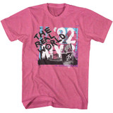 MTV Real World 92 Retro Pink Heather Adult T-Shirt