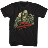 Return Of The Living Dead Zombie Moon 2 Black Adult T-Shirt