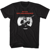 Thin Lizzy Live And Dangerous Black Adult T-Shirt