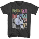 Twilight Cast Photos Smoke Adult T-Shirt